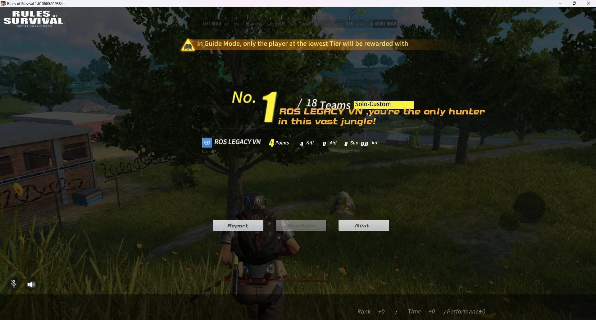 ROS Legacy gameplay